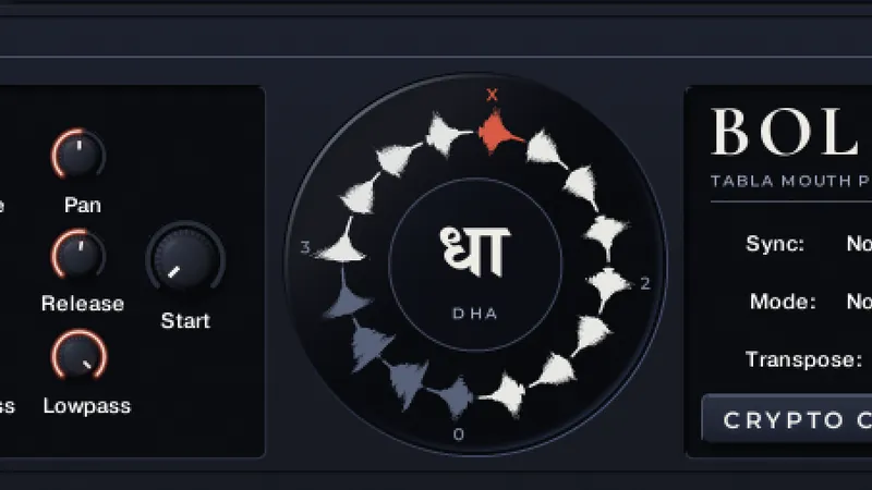 Detail of the new BOL Tabla Mouth Percussion interface in development